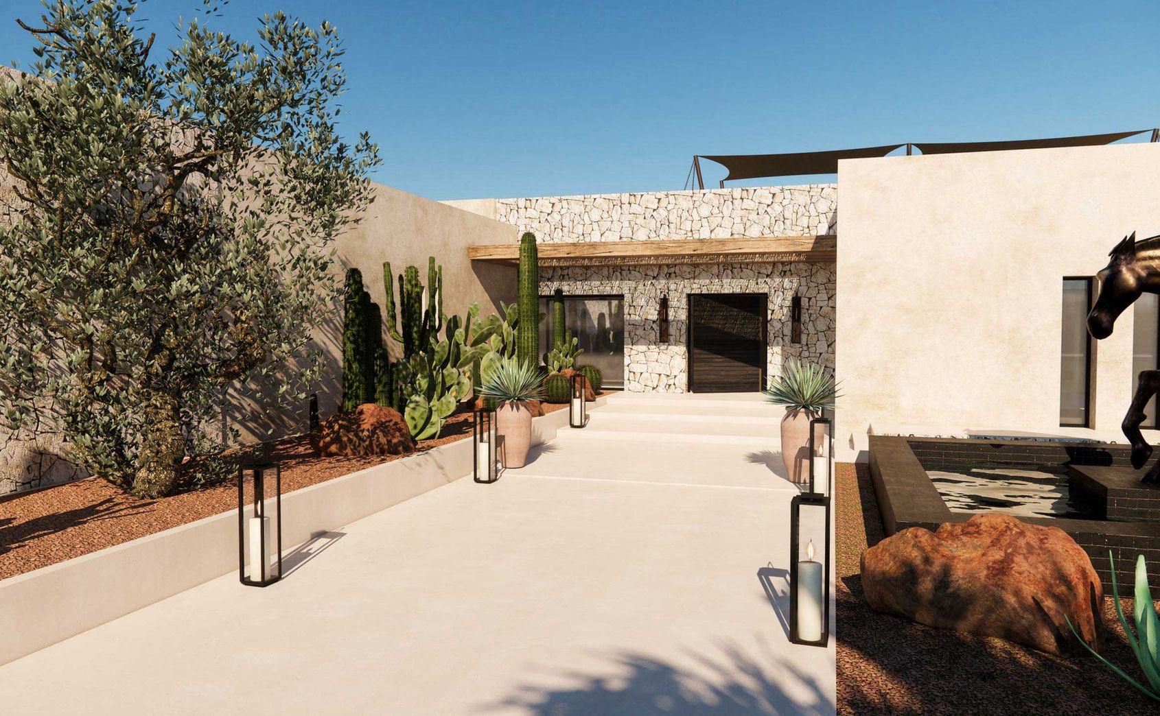 Athenian Ranch residence in Afidnes, Athens, developed by Panou Properties